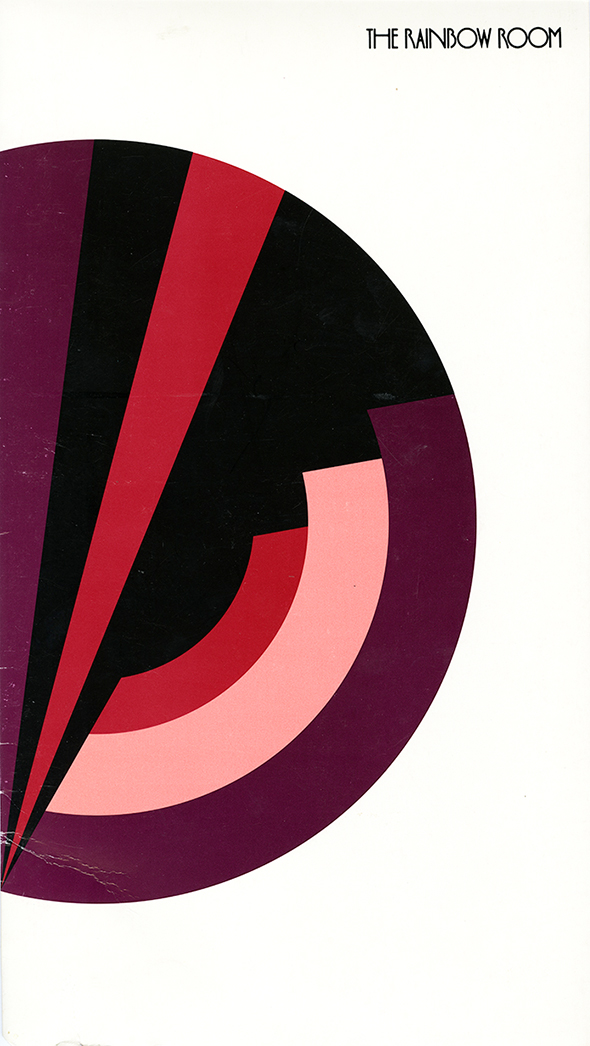 art deco style menu cover